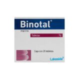 Binotal Ampicilina 1G Caja 28 Tabletas