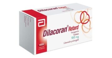 Dilacoran Retard Verapamilo 180mg 15 Tabletas