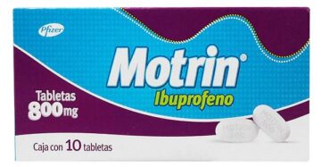 Motrin Ibuprofeno 800Mg Caja 10 Tabletas