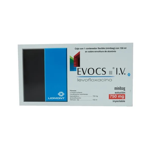 EVOCS I.V. 750 MG Solución Inyectable 1 Contenedor