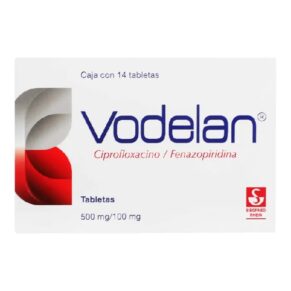 Vodelan 500/100 Mg Caja 14 Tabletas