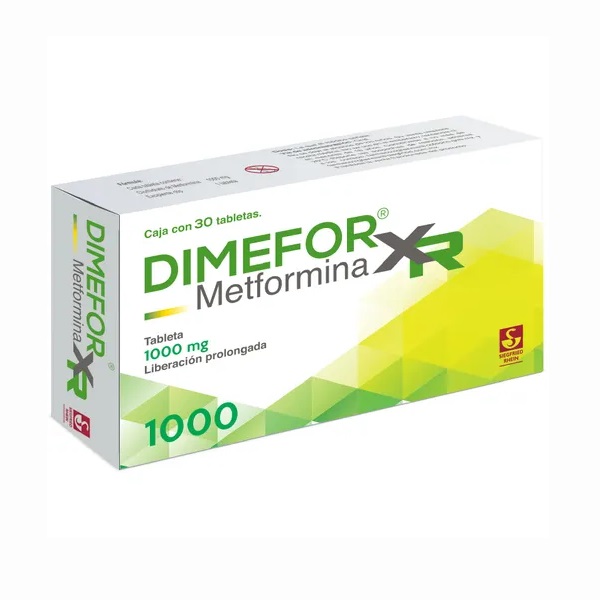 Dimefor XR 1000 MG Caja 30 Tabletas
