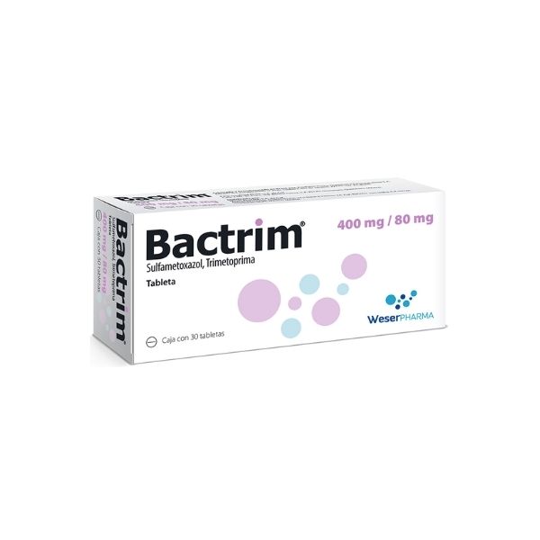 Bactrim Sulfametoxazol/Trimetoprima 30 Tabletas