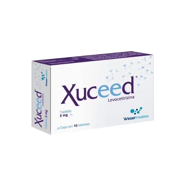Xucced (Levocetirizina) 5Mg 20 Tabletas