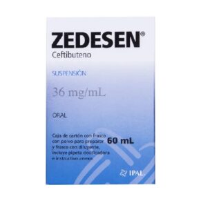 Zedesen (Ceftibuteno) 36Mg Suspensión 60Ml