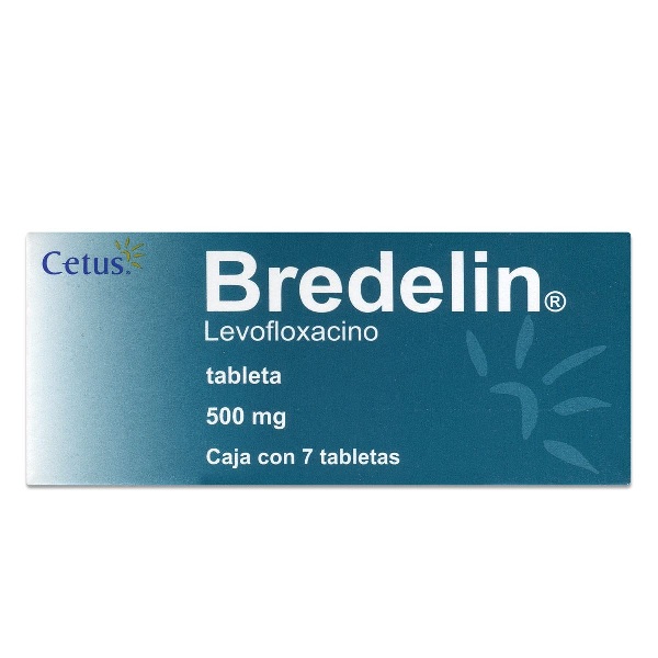Bredelin (Levofloxacino) 500Mg 7 Tabletas