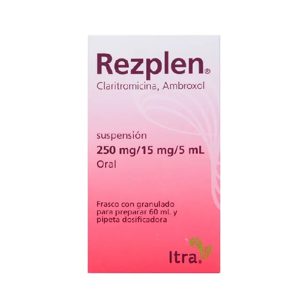 Rezplen (Claritromicina/Ambroxol) Suspensión 60Ml
