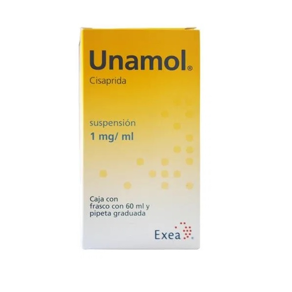 Unamol (Cisaprida) 100Mg Suspensión 60Ml