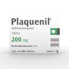 Plaquenil (Hidroxicloroquina) 200Mg  20 Tabletas