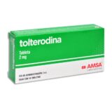 Tolterodina 2 MG Caja 14 Tabletas