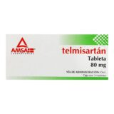 Telmisartán 80 MG Caja 14 Tabletas
