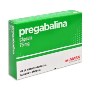Pregabalina 75 MG Caja 14 Cápsulas