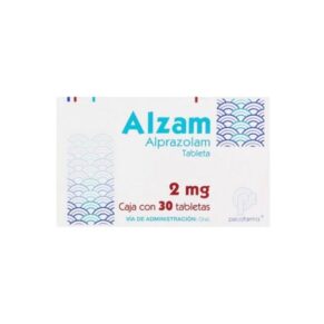 Alzam (Alprazolam) 2 mg 30 Tabletas