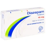 Diazepam 10 Mg Caja 20 Tabletas