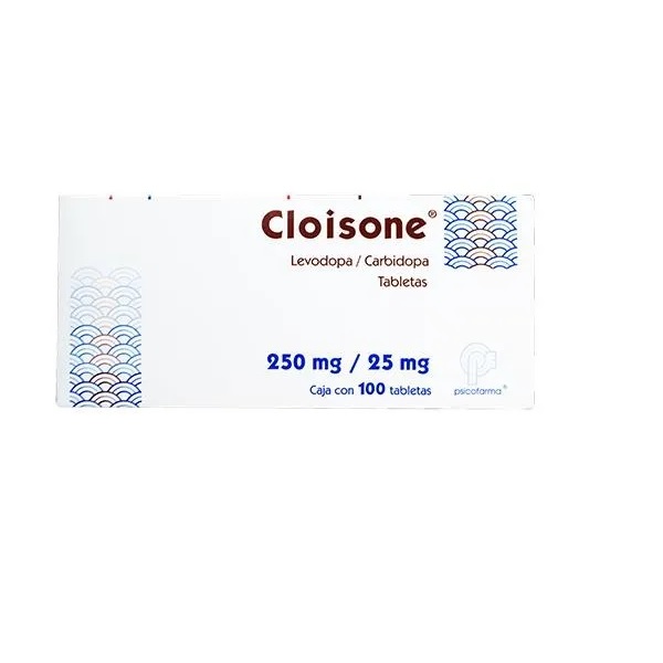 Cloisone (Levodopa/Carbidopa) 100 Tabletas