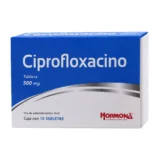 Ciprofloxacino 500 Mg Caja 14 Tabletas