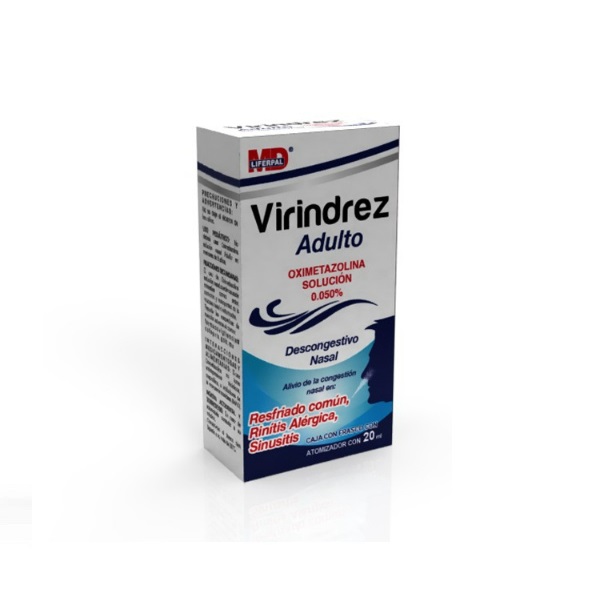 Virindrez 25 MG Solucón Frasco 20 ML