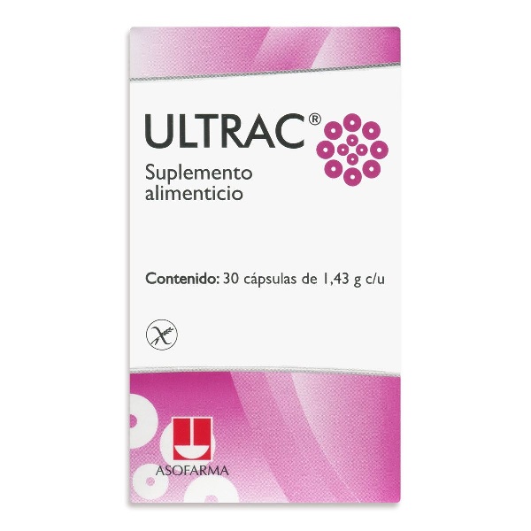 Ultrac Suplemento Alimenticio 30 Cápsulas