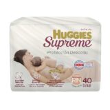 Huggies Supreme Pañales Unisex Rn 40 Piezas