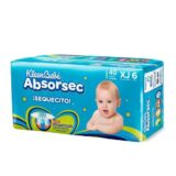 Kleenbebe Abosorsec Pañales Unisex Etapa 6 40 Piezas