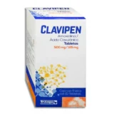 Clavipen 500/125 Mg Frasco 10 Tabletas