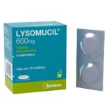 Lysomucil Efervescente (Acetilcisteína) 600 Mg 20 Tabletas