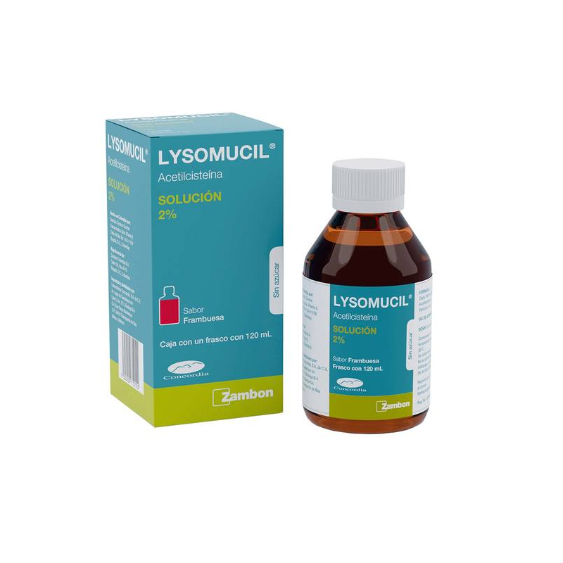 Lysomucil (Acetilcisteína) 120 Ml Solución Frasco Dosificador