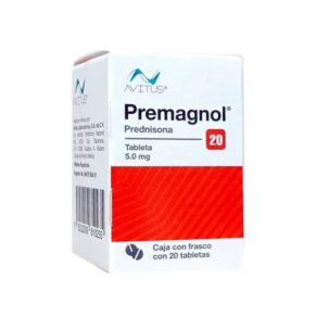 Prednisona 5 MG Frasco 20 Tabletas