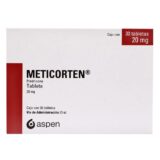 Meticorten 20 Mg Caja 30 Tabletas