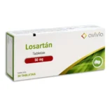 Losartán 50 Mg Caja 30 Tabletas