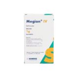 Megio Iv (Ceftriaxona) 1G Solución Inyectable