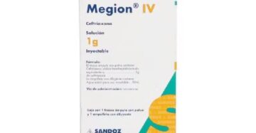 Megio Iv (Ceftriaxona) 1G Solución Inyectable