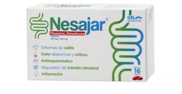 Nesajar Pinaverio/Dimeticona Caja 16 Cápsulas