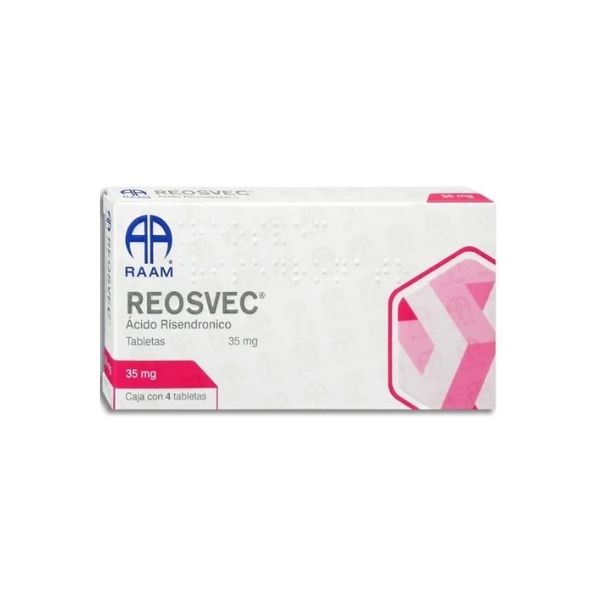 Reosvec (Risedronato) 35 Mg 4 Grageas