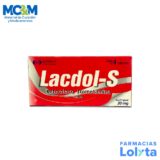 Lacdol-S 30 Mg Caja 4 Tabletas