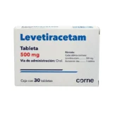 Levetiracetam 500 Mg Caja 30 Tabletas