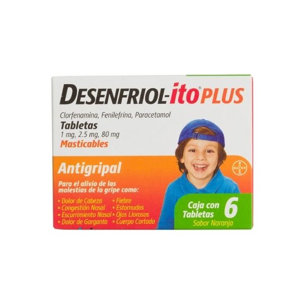 Desenfriolito Plus Antigripal 6 Tabletas