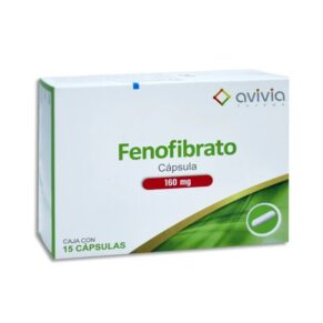 Fenofibrato 160 Mg Caja 15 Cápsulas