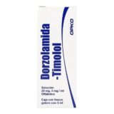 Dorzolamina, Timolol 5 Ml Frasco Gotero 1 Solución