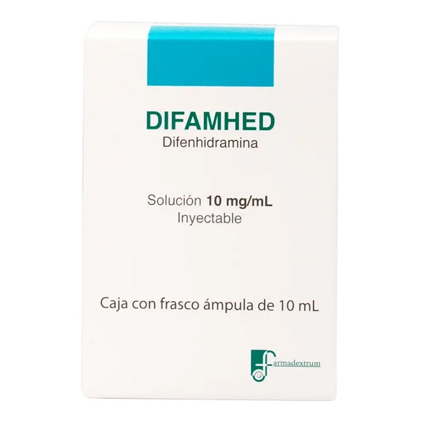 Difamhed 10 MG Solución Inyectable Frasco Ámpula 10 ML