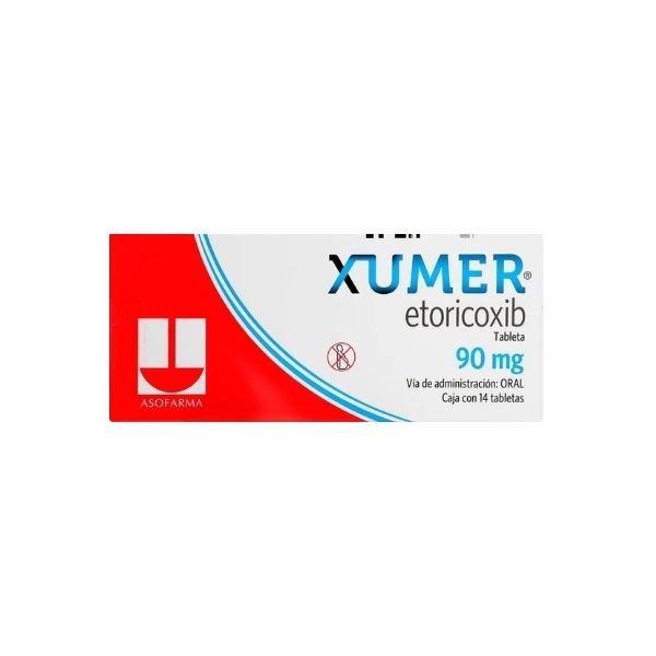 Xumer (Etoricoxib) 90Mg 14 Tabletas