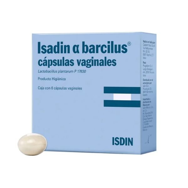 Isadin A Barcilus Cápsulas Vaginales 6 Piezas