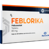 Feblorika 80 Mg Caja 28 Tabletas